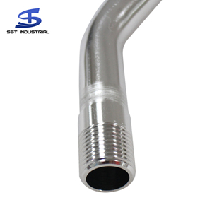 Acier inoxydable personnalisé de haute qualité 90 °   Coude fileté BSP 45° en acier inoxydable 8 mm pour échangeur de chaleur - Product Image 6