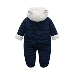 Grenouillère d'hiver OEM en polaire pour nouveau-né, salopette personnalisable pour bébés, nourrissons et tout-petits avec barboteuses pour bébé - Product Image 3