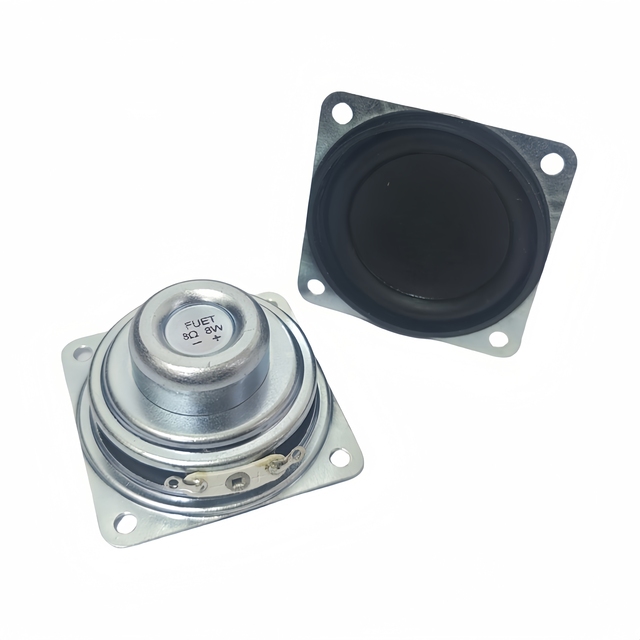 45*45MM Square Frame 8Ohm 8W Internal Magnetic Rubber 16 Core Multimedia Speakers With Wire Leads For Bluetooth System Bass Unit