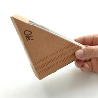Boîte à sandwich personnalisée avec fenêtre transparente, conteneur jetable en papier kraft de qualité alimentaire pour le petit-déjeuner et la restauration rapide