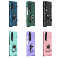 Coque de Téléphone Mobile Aimantée Type Mecha et Anti-Chute pour Samsung Galaxy Z Fold 7, Housse de Protection Compatible avec Samsung Z Fold 6 5 4 3 2
