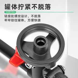 Pistola de calafateo extendida Tuosen 2532510, tipo émbolo manual autolimpiante de teflón para aplicación de lechada y espuma - Product Image 5