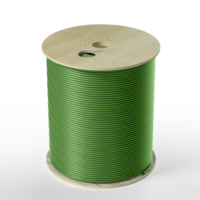 Cable BUS KNX, 1 Par, 2 Hilos, Cobre Sólido, Cinta PET, Blindaje de Lámina de Aluminio, Cubierta LSZH, Par Trenzado, Cable Automotriz