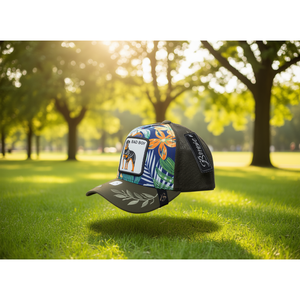 Gorra Trucker Bowie de Malla con Diseño Animal Bordado, Unisex, Casual, Primavera-Verano, 58-63cm - Product Image 2