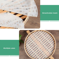 OEM/ODM 4 pièces 10 pouces revêtement anti-adhésif en silicone pour cuiseur vapeur tapis en maille tapis vapeur petits pains boulettes cuisson pâtisserie dim sum tapis en maille