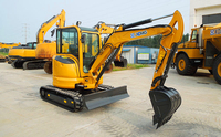 XCMG mini excavadora officielle Xe35U de 3 tonnes prix des mini pelles sur chenilles d'occasion