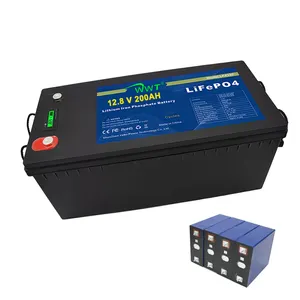 Remplacer l'acide de plomb à cycle profond Lifepo4 12v 60ah 75ah 100ah batterie rechargeable pour Rv/système solaire/yacht/voiturettes de golf