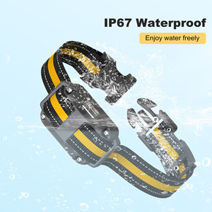 IP67 Waterproof Nylon Webbing E <strong>Collar</strong> Remote Control Bee Vibration <strong>Dog</strong> <strong>Shock</strong> <strong>Collar</strong> With LED Lighting for Training - Product Image 5