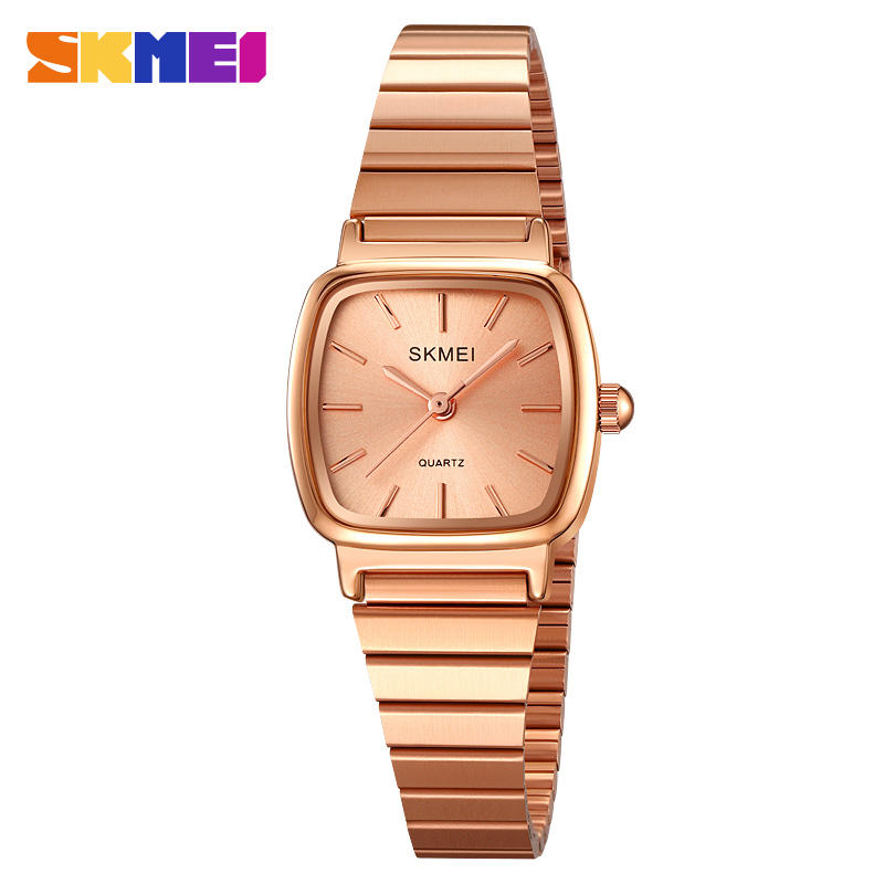 rose gold-metal strap