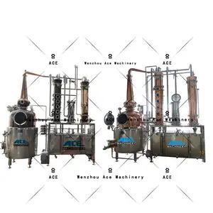 Multi Functional North America Moonshine Still Copper Column Reflux Alcohol Distillation House Use Distiller