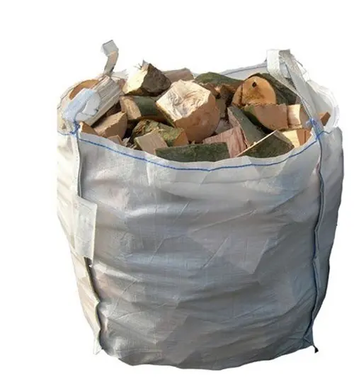 Hesheng Custom FIBC borse traspiranti maglia grande borsa 1000kg 1500kg 2000kg legna da ardere sacco 1000kg per legna da ardere/cipolla/jum di patate