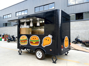 Camion de restauration mobile ACB Vintage Clear Wind Pizza, abordable et économique, pour les entreprises. - Product Image 1