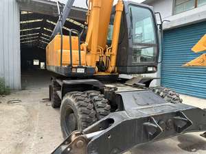 Oferta Especial: Excavadora Hidráulica de Ruedas HYUNDAI 210W-7 Usada, 21 Toneladas, Modelo 2022, Motor Fabricado en Corea para Construcción - Product Image 1