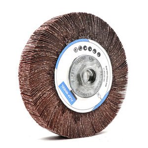 Fantech 프리미엄 165x50mm 용접 솔기 청소용 금속 허브 그라인딩 디스크가있는 장착되지 않은 플랩 휠 - Product Image 2
