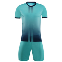 Hochwertiges Jugend-Schwarz-Gold-Fußball trikot mit Hosen-Fußball bekleidung
