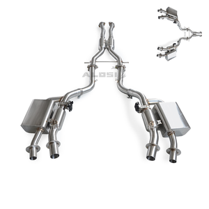 Sistema de Escape CatBack para Kia Poison <span class=keywords><strong>Sting</strong></span> 3.3T 2017-2024 con Válvula de Control, Acero Inoxidable SS304, Escape de Alto Rendimiento, Venta al por Mayor de Fábrica OEM - Product Image 4