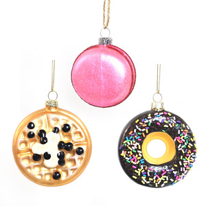 Décoration d'arbre de jardin <span class=keywords><strong>gonflable</strong></span> de Noël personnalisé figurines en verre suspendues souvenirs - Product Image 4