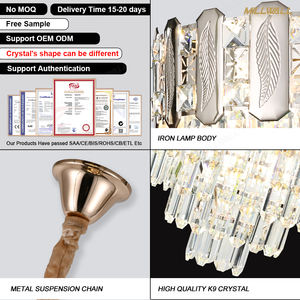 Techo moderno Hotel cristal Lamparas Para <span class=keywords><strong>Plafon</strong></span> diseño potente brillante hogar interior <span class=keywords><strong>luces</strong></span> Led Foshan colgante Luz - Product Image 4