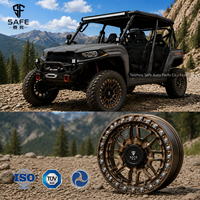 Jantes UTV forgées sur mesure 6061-T6 Beadlock 14/15 pouces 4x137, roues légères tout-terrain pour Polaris UTV