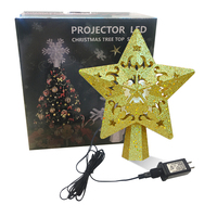 Weihnachtsbaum-Sternaufsatz Lichtprojektor Sternbilder-Lampe und Mondnachtlicht-Projektor