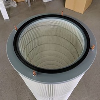 Cartouche de filtre à air pour silo à ciment, dépoussiéreur pour silo à ciment, filtre à particules à haute efficacité (HEPA)