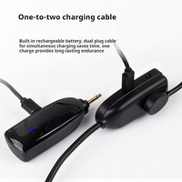 Portable Mini 2.4 Ghz Condensateur Casque Microphone Sans Fil Professionnel pour Caméra Téléphone Portable Enseignant Enregistrement