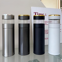 Mug isotherme intelligent en acier inoxydable 316 avec affichage de la température et infuseur à thé