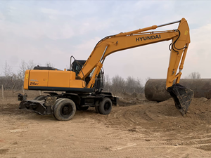 RUEDA Excavadora de Corea del Sur Usado HYUNDAI 210W-7 o 210W-9 Excavadora de ruedas a la venta Buen Estado - Product Image 5