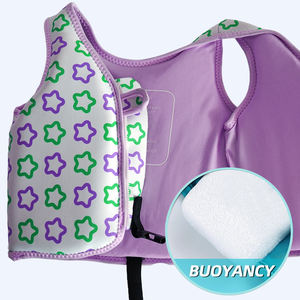 مريح لون مشرق كامل الجبهة سستة النايلون السلامة السباحة الأطفال سترة الطفو سترة تعويم سترة تعويم - Product Image 5