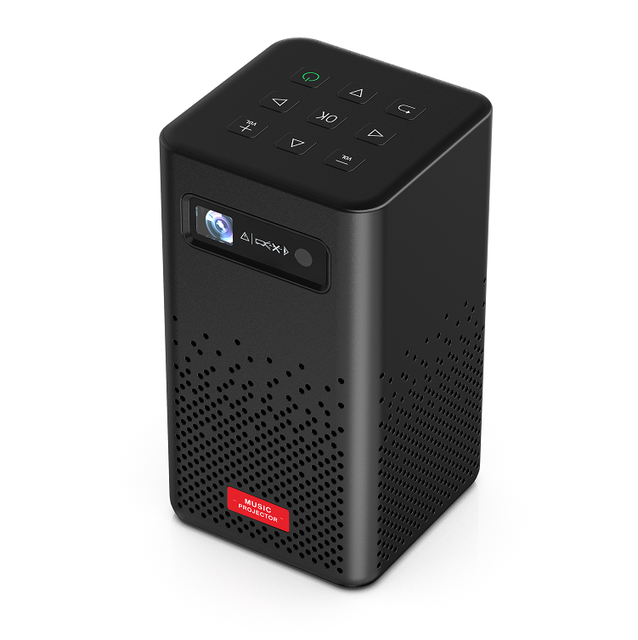 2022 New Design 4K Android 9.0 Beamer WiFi High Definition 1080P Portable Projector Mobile Phone 4k Music Projector DPL