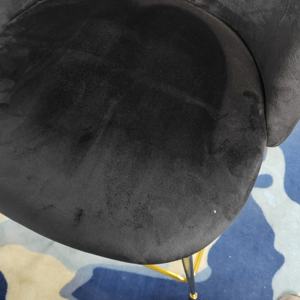 Chaises de salle à manger en tissu velours avec pieds en métal chromé doré, design moderne, vente en gros, ensemble de chaises de <span class=keywords><strong>bar</strong></span> pour la maison - Product Image 6