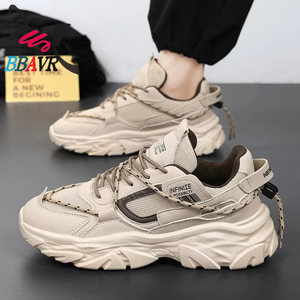 Zapatillas Deportivas Negras Modernas para Hombre, para Todas las Temporadas, Diseño de Malla Transpirable con Plantilla de PVC y Forro de Algodón, para Primavera, Verano, Otoño e Invierno - Product Image 5