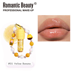 Aceite Labial que Cambia de Color de Marca Privada con Cadena, Aceite Labial Vegano de Alta Calidad al por Mayor, Bajo MOQ, Hidratante y con Sabor - Product Image 6