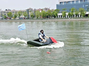Jet-boat électrique haute vitesse 40 km/h, kart de course, mini jet-<span class=keywords><strong>ski</strong></span>, bateau personnel, sports nautiques à vendre - Product Image 4