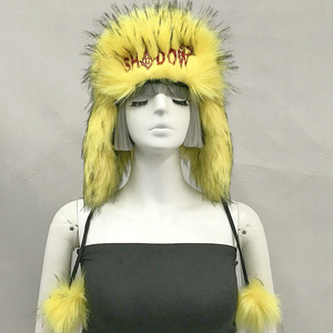 Checked Ski Warm Senderismo Orejeras Oreja Flap Caza Invierno Rusia Trapper Trooper Hat Plaid Faux Fur Trapper Hat - Product Image 2
