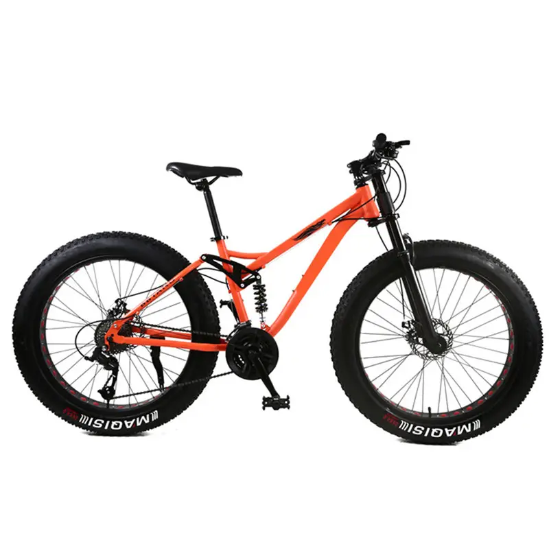 Vélo fat bike 4.0 en carbone de 26 pouces pour hommes, vtt à suspension complète, jantes en alliage, populaire avec un bon pneu