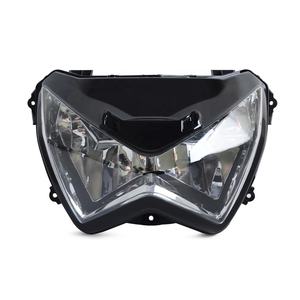 Conjunto de Faro Delantero Transparente con Lente Negra ABS Bevinsee para <span class=keywords><strong>Kawasaki</strong></span> Z800 <span class=keywords><strong>Z250</strong></span> 2013 2014 <span class=keywords><strong>2015</strong></span> - Product Image 1