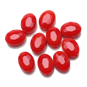Zhubi 9X12MM Jade Couleurs Bull Eye Perles <span class=keywords><strong>De</strong></span> Verre À Facettes Plat Ovale Forme Perles <span class=keywords><strong>De</strong></span> Cristal Pour La Fabrication <span class=keywords><strong>De</strong></span> Bijoux BRICOLAGE Artisanat - Product Image 5