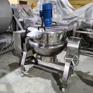 50-industrial endüstriyel pişirme Pot ceketli elektrikli domates püresi ketçap sos mikser ceketli su ısıtıcısı ile mikser pişirme su ısıtıcısı - Product Image 2