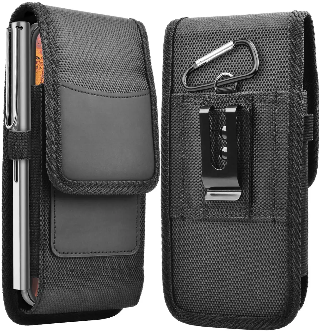 High quality Leather Phone Holster for Belt cellphone Pouch cover with Credit Card Holder for iPhone Samsung and smartphone