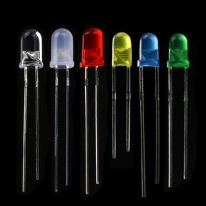 <span class=keywords><strong>Diode</strong></span> électroluminescente LED à insertion directe transparente/givrée/panama de 3/5 mm - Product Image 1