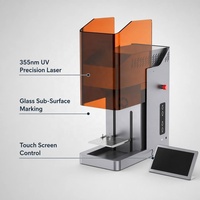Máquina de Marcado Láser UV de Haz Frío Vmyth Genesis-U 5W 355nm, Grabador de Cristal 3D de Escritorio, Compatible con Windows, iOS y Android, para Regalos y Premios