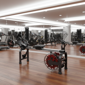 Premium roeitrainer met metalen frame en dubbele tank - systeem met dubbele watertanks voor soepele, krachtige trainingen - Product Image 3