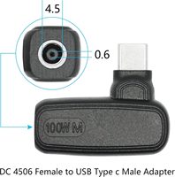 Prise 5V/9V/20V universelle 17 prise d'entrée d'alimentation Pd 100w Type C mâle à Port cc connecteur femelle pointe de Conversion pour adaptateur d'ordinateur portable