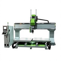Routeur CNC 3D automatique haute précision 5 axes GR avec commande ATC Syntec, moteur servo, gravure sur bois et mousse, broche à refroidissement par air