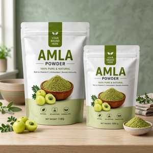 Suplemento Herbal de Amla en Polvo (Molido Fino) - Antioxidante y Refuerzo Inmunológico para el Bienestar Diario y Smoothies - Product Image 1