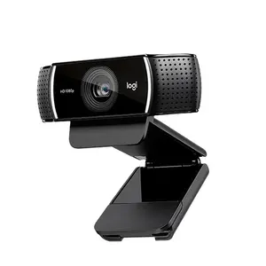 2023 최고의 구매 로지텍 C922 프로 클리어 웹 카메라 1080p/720p 웹캠 라이브 HD 로지텍 웹캠 커버 네트워크 웹캠
