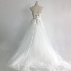 2020 abito da sposa donna Mariage in <span class=keywords><strong>Tulle</strong></span> da sposa <span class=keywords><strong>corto</strong></span> davanti e <span class=keywords><strong>lungo</strong></span> dietro <span class=keywords><strong>con</strong></span> paillettes bianco moda Vestido De Noiva - Product Image 4