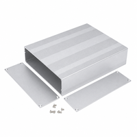 Boîtier de contrôle d'instrumentation électrique 220*178*50mm, type divisé, boîtier de projet PCB en alliage d'aluminium, profil personnalisé, coque IP54