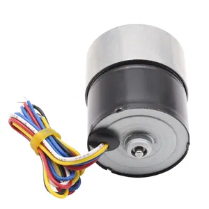 Yüksek kaliteli 12vdc dişli sabit mıknatıslı motor 7rpm D şaft 6mm dia 25w dc kodlayıcılı motor yüksek tork mini dişli motor